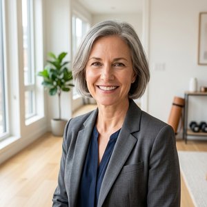 Home fitness consultant portrait, a compact-category advisor for small-space gym equipment